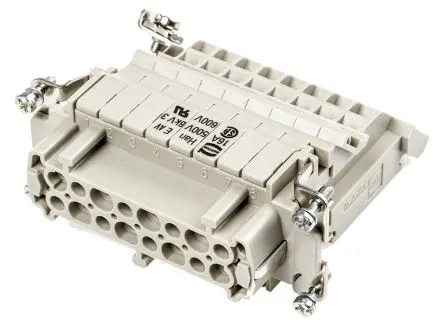 Produktfoto 1 von HARTING Han E AV Schnittstellenmodul, Buchse, 16-polig, 500V, Kabel 16A