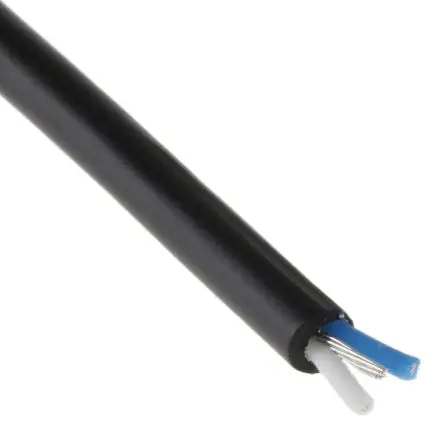 Produktfoto 1 von Van Damme classic 1 pair Audiokabel 2-adrig 0.2 mm Geschirmt, Außen-ø 3.5 mm Außen-ø Schwarz, L. 100 m