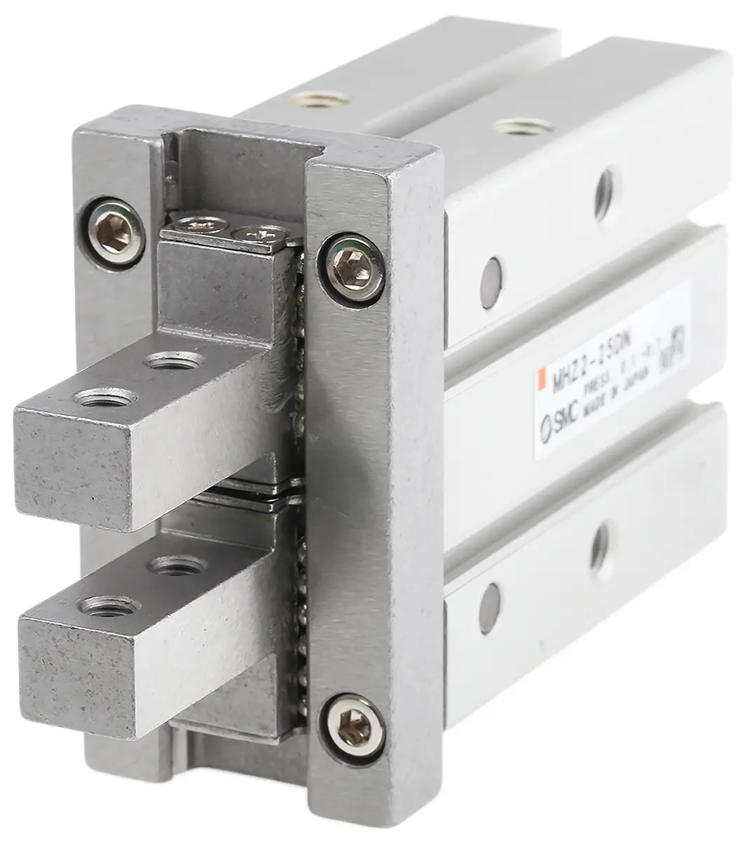 Produktfoto 1 von SMC MHZ2 Pneumatikgreifer, Doppeltwirkend-Ausführung, 2 Greifarme, Parallel, 0.7 Mpa max. M5 x 0.8
