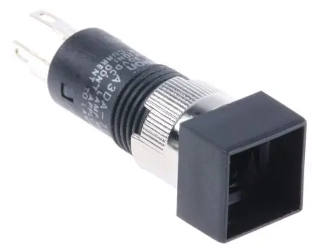 Omron A3d Druckschalter Grün, Rot, Weiß, Gelb Beleuchtet Tastend Panel Ø 8 mm, SPST / 100mA 30 V dc 24 V ac, IP40