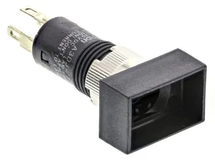 Produktfoto 1 von Omron A3d Druckschalter Grün, Rot, Weiß, Gelb Beleuchtet Tastend Panel Ø 8 mm, SPST / 100mA 30 V dc 24 V ac, IP40