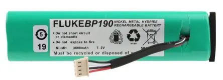 Produktfoto 1 von Fluke Oszilloskop-Akkupack BP190 Oszilloskop-Akkupack für Serie 190, Serie 190C, Serie 430, NiMH