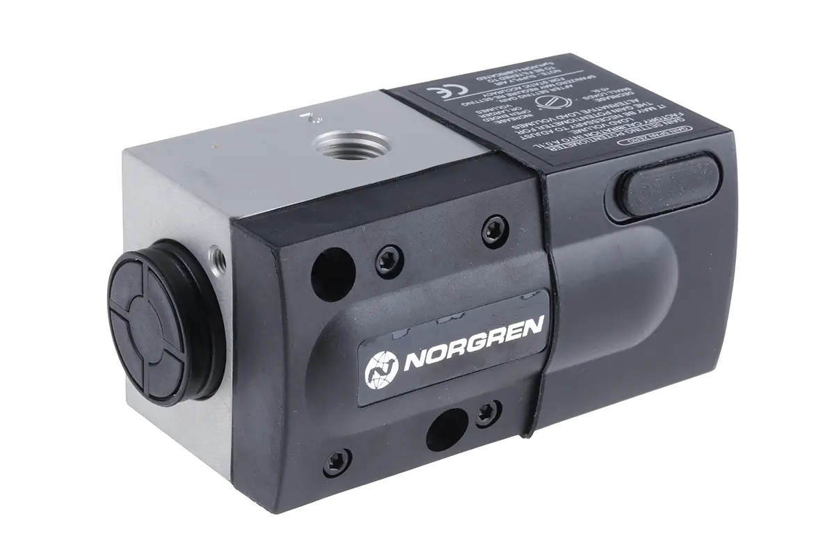 Produktfoto 1 von Norgren VP50 Pneumatik-Magnetventil 3/2 Verteiler G1/4, Magnet/Feder-betätigt 24V dc