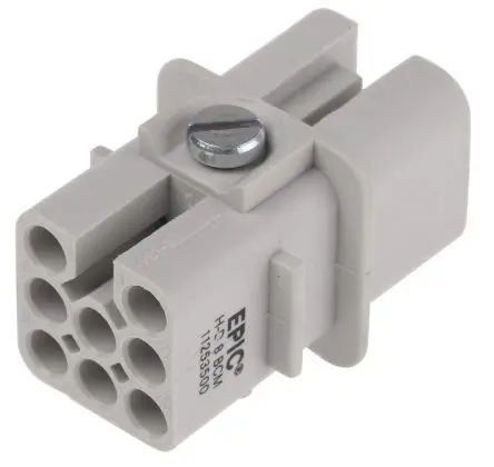 Produktfoto 1 von EPIC HD Industrie-Steckverbinder Kontakteinsatz Buchse, 8-polig 10A, Kabel, Steckverbindereinsatz