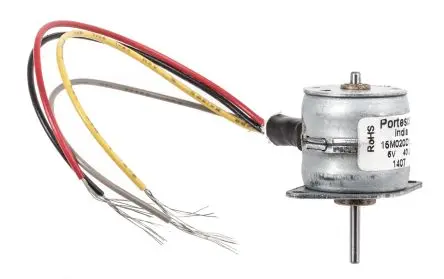 Produktfoto 1 von McLennan Servo Permanentmagnet 18 ° Schrittmotor 5V / 125mA 3.9mNm Wellen-Ø 1.5 mm