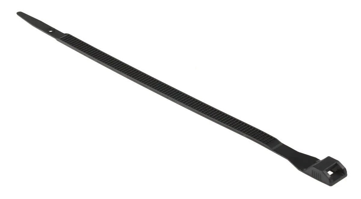 SES Sterling SM Kabelbinder Sperrschlüssel, Kabel-Ø 43mm PA 12 Schwarz 6 mm x 183mm