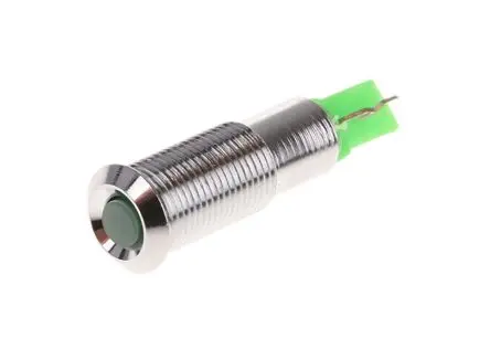 Signal Construct Tafelmontage-Anzeige Grün 20V, 28 V, Lötanschluss Frontplattenmontage, IP67