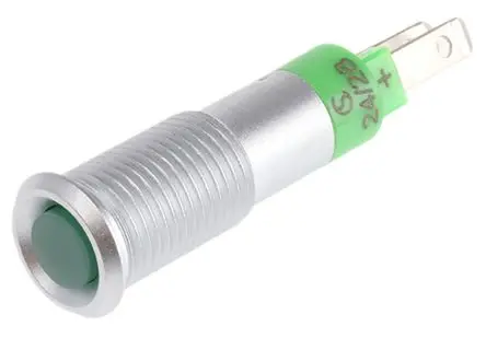 Produktfoto 1 von Signal Construct Anzeige Grün 24V, Lötanschluss