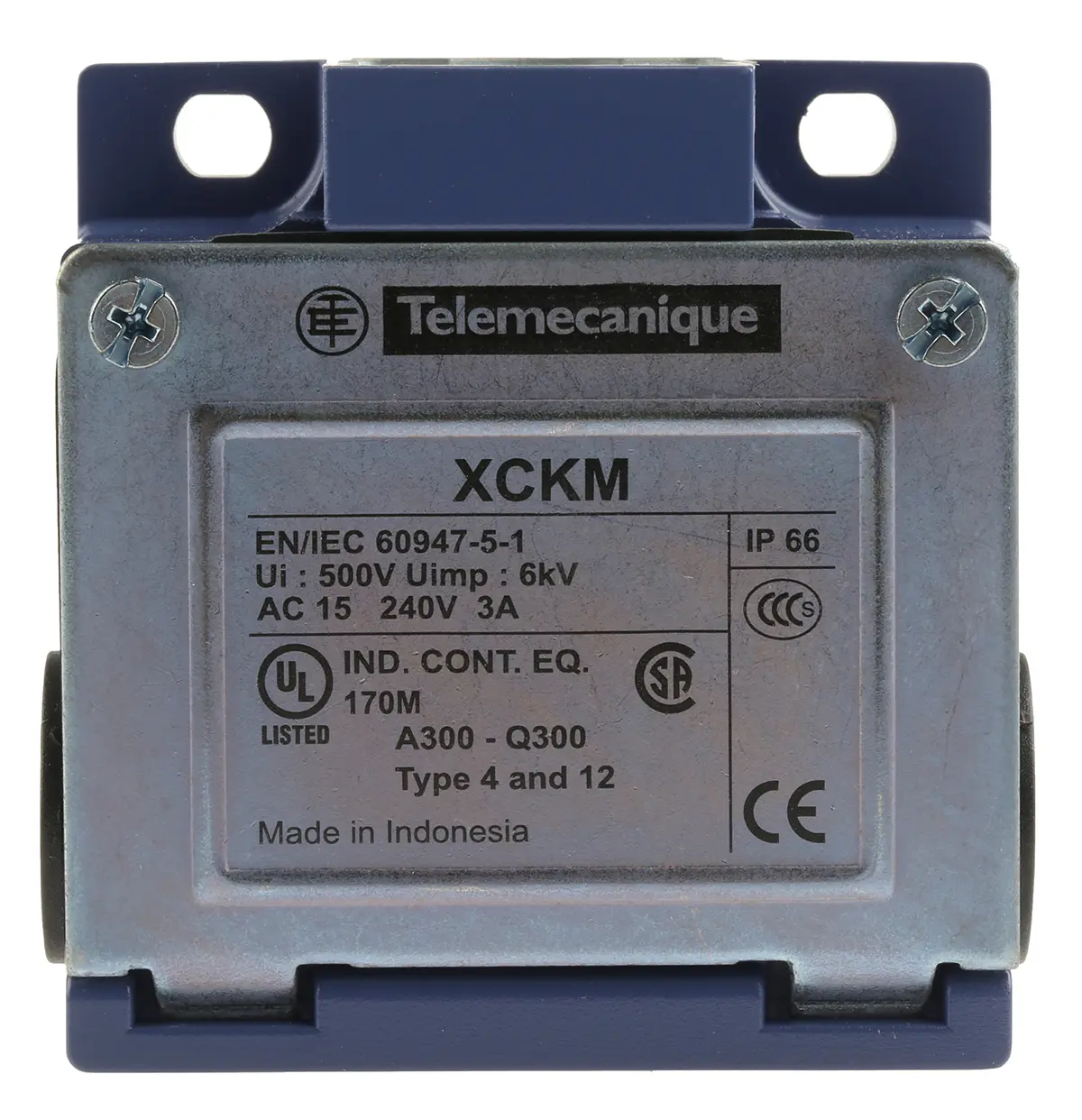 Produktfoto 1 von Telemecanique ZCKM Endschalter, 2-polig, Schließer/Öffner, IP 66, Metall, 10A Anschluss Kabel