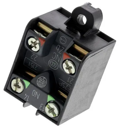 Produktfoto 1 von Telemecanique Sensors XE2SP Endschalter-Kontaktblock 1 Schließer/1 Öffner, Kunststoff 240V ac 3A
