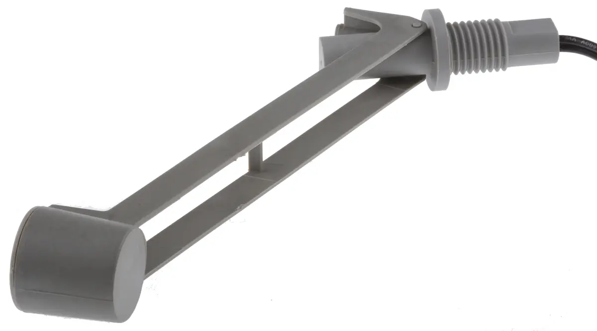 Produktfoto 1 von Sensata / Cynergy3 RSF20 Schwimmerschalter Direkt Viton, Silikon, 120 V dc, Öffner, -10 °C 240 V ac → 100 °C, mit 1 m