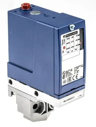 Produktfoto 1 von Telemecanique Sensors XMLA Differenzial Drucksensor 20 bar, Relais 300 bar, für Hydraulikflüssigkeit
