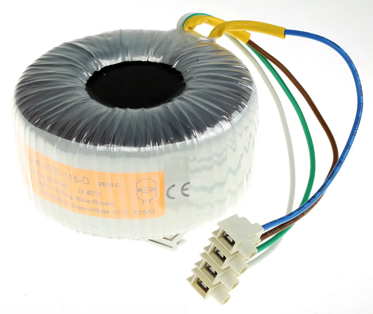 Produktfoto 1 von Nuvotem Talema Ringkerntransformator, Primär 230 V ac / Sekundär 115 V ac 1 Ausg. 300 VA, 2.609A 2.5 kg