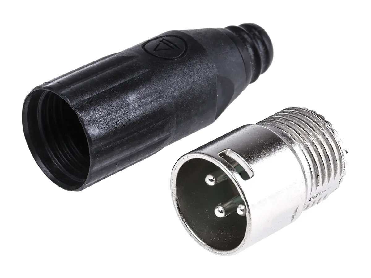 Produktfoto 1 von Switchcraft Gerade 3-polig Kabel Stecker Silber Natur XLR-Steckverbinder