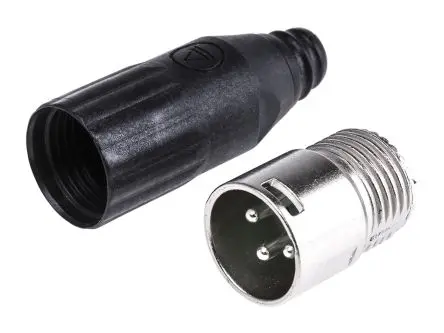 Produktfoto 1 von Switchcraft Gerade 3-polig Kabel Stecker Silber Natur XLR-Steckverbinder