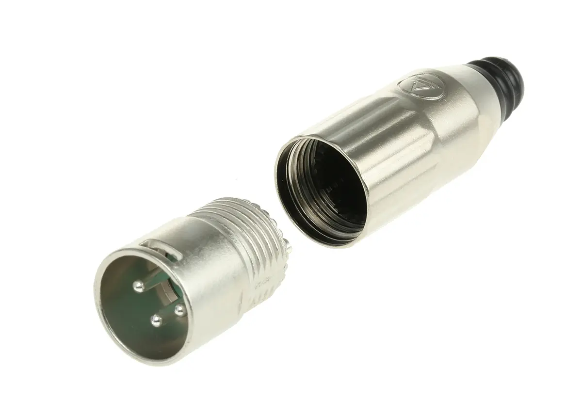Produktfoto 1 von Switchcraft Gerade 3-polig Kabel Stecker Silber Natur XLR-Steckverbinder