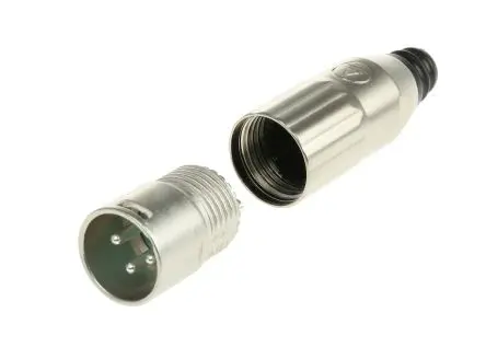 Produktfoto 1 von Switchcraft Gerade 3-polig Kabel Stecker Silber Natur XLR-Steckverbinder