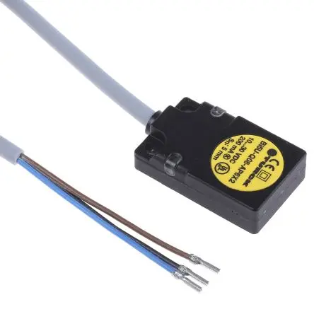 Produktfoto 1 von Turck BI5U-Q08-AP6X2 Induktiver Näherungssensor, Kubisch PnP / 200mA 5 mm, IP67 30 V dc