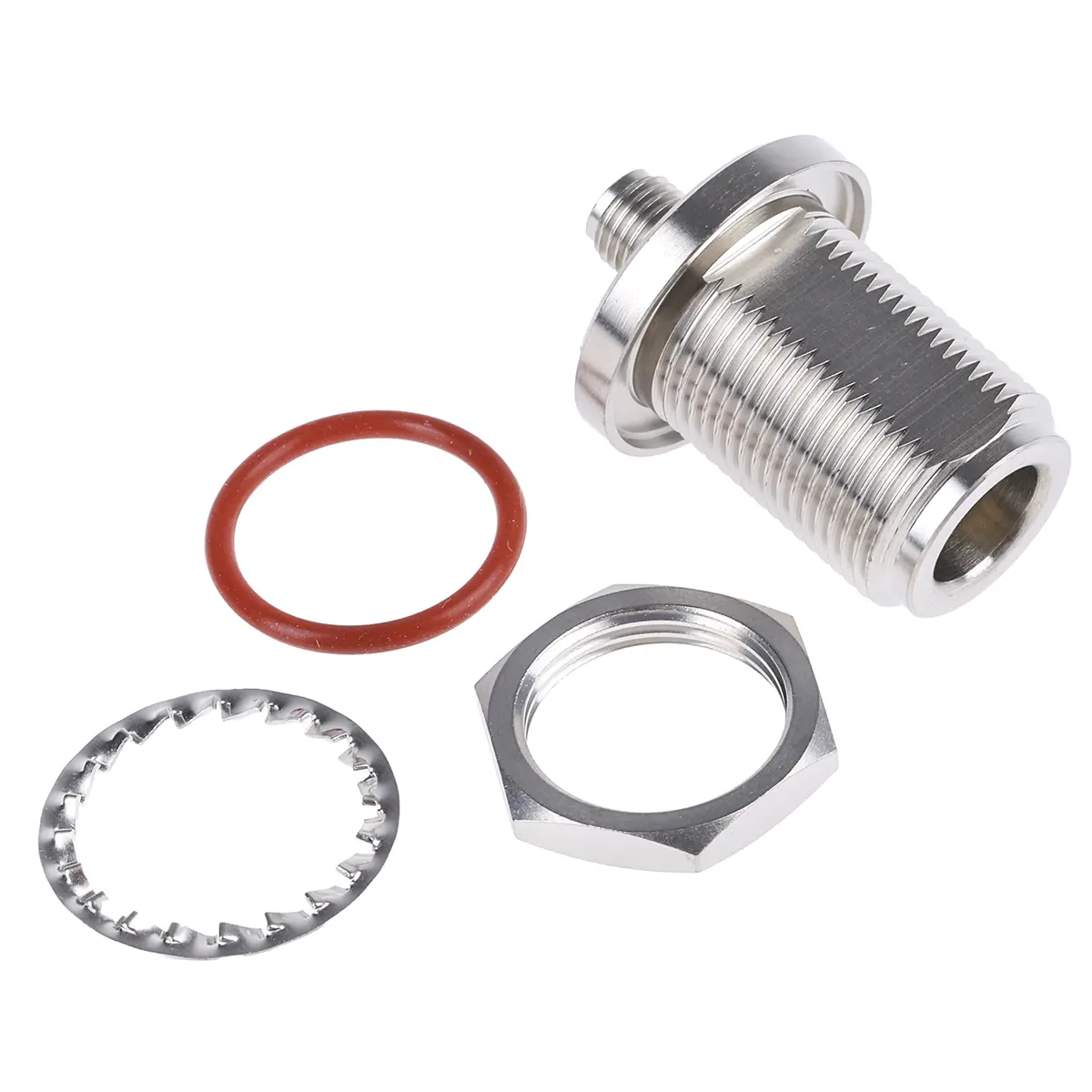 Produktfoto 1 von Radiall HF Adapter, 50 Ω, Gerade, 11 GHz Buchse Buchse, Koaxial SMA