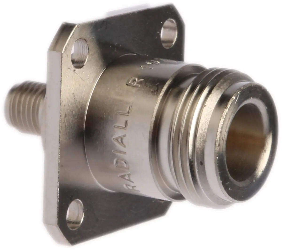 Produktfoto 1 von Radiall HF Adapter, 50 Ω, Gerade, 11 GHz Buchse Buchse, Koaxial SMA