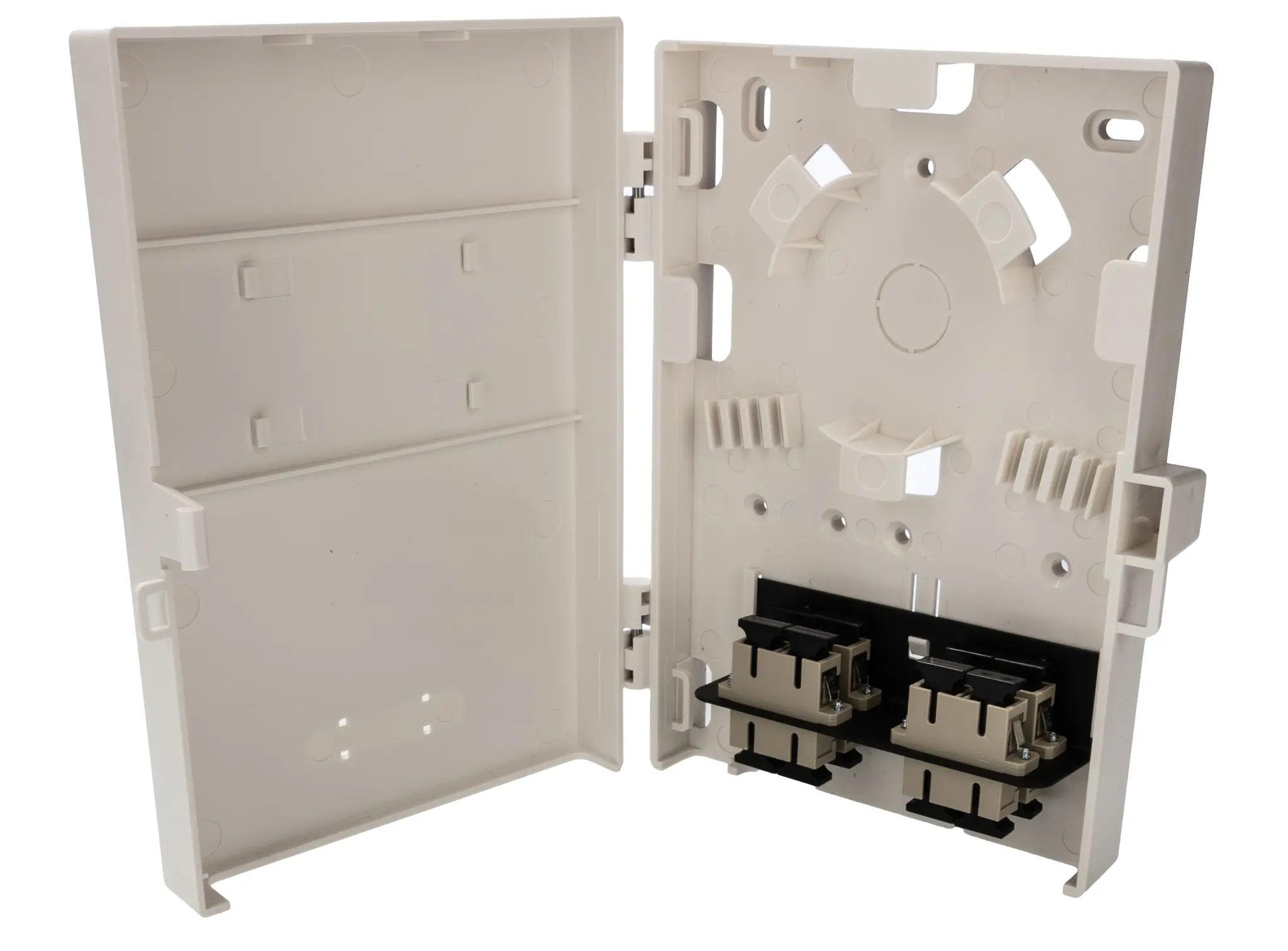 Produktfoto 1 von Molex Premise Networks LWL-Adapter, SC - SC, Multimodus, Duplex, Weiß