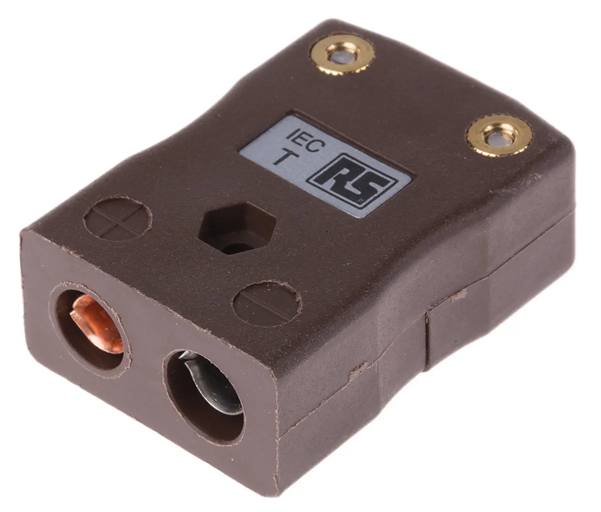 Produktfoto 1 von RS PRO Standardgröße Thermoelement-Steckverbinder Steckbuchse für Thermoelement Typ T