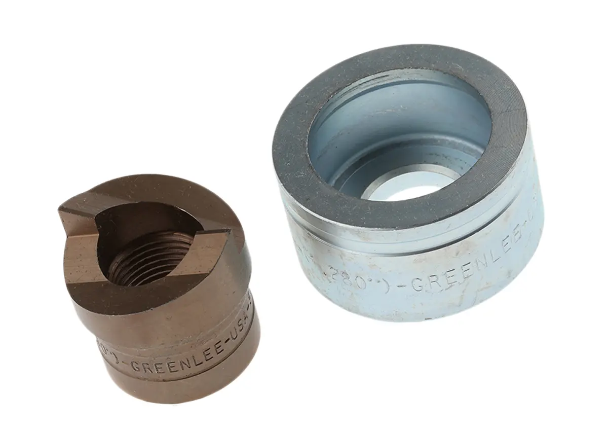 Produktfoto 1 von Greenlee Stempel- und Matrizensatz, 1, 32.5 mm Rund, Hydraulisch
