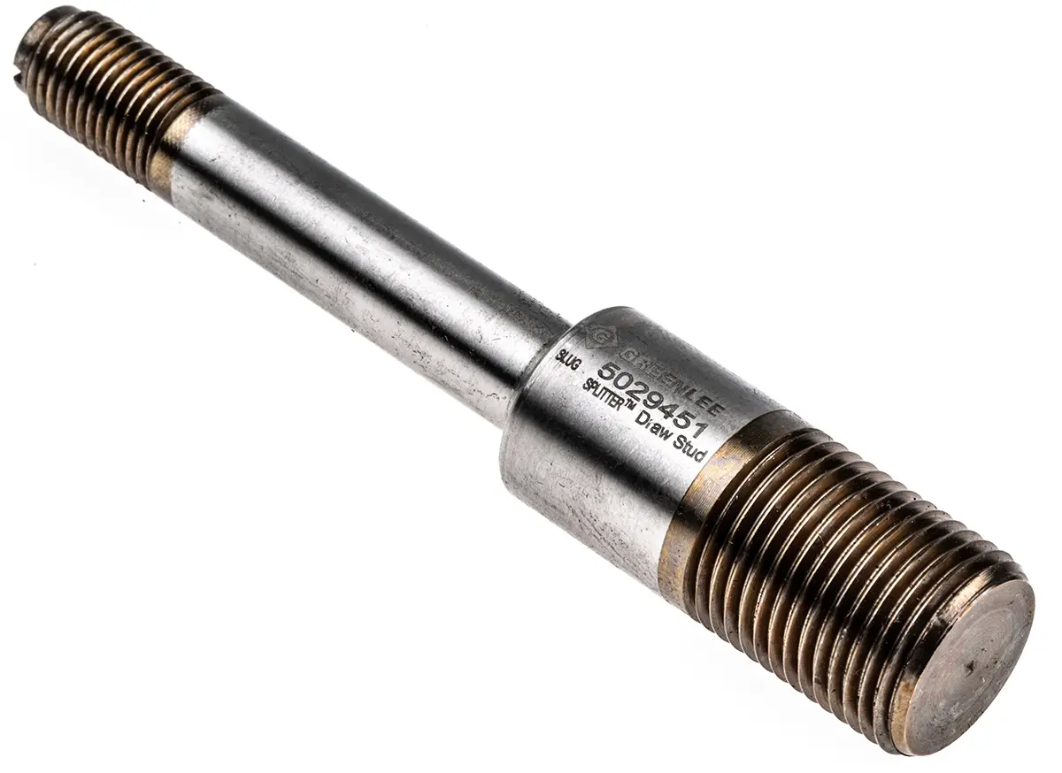 Produktfoto 1 von Greenlee Ziehbolzen für Edelstahl, Glasfaser, Weichstahl, Kunststoff, Stainless Steel Up Thru 10 Gauge 3.5 mm, 1/2 in