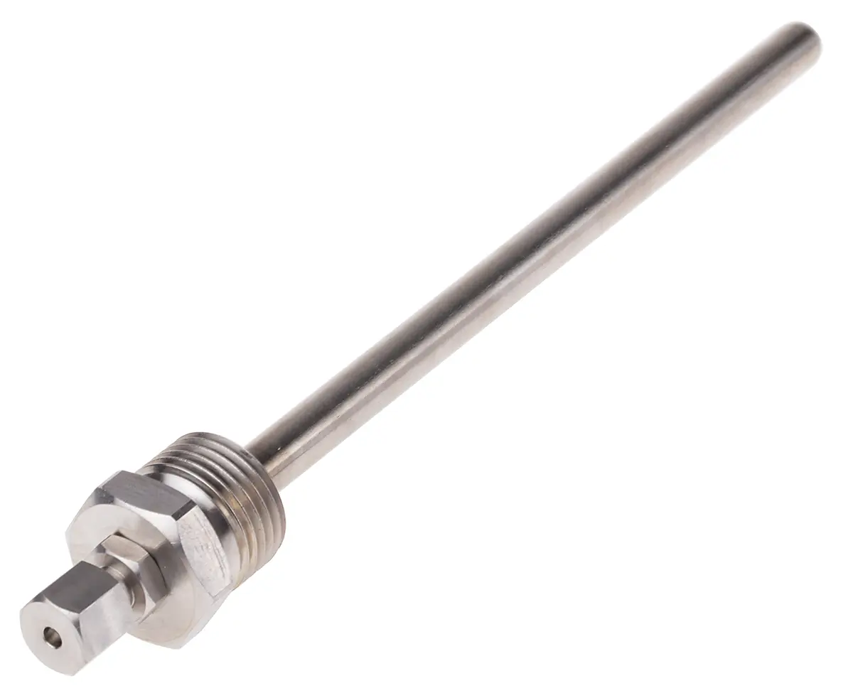 Produktfoto 1 von RS PRO 1/2 BSP Tauchhülse für Temperaturfühler