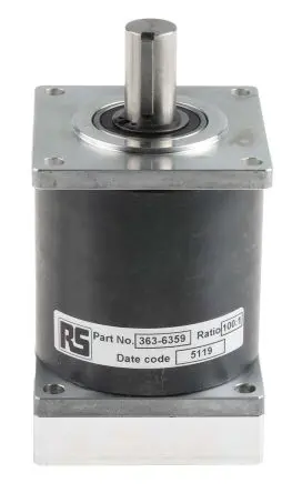 Produktfoto 1 von McLennan Servo Supplies 100:1 Planeten Getriebe / 24 Nm, Ø 57 mm, Schaft-Ø 12.69 mm, 66.68 mm x 66.68 mm x 79.75mm