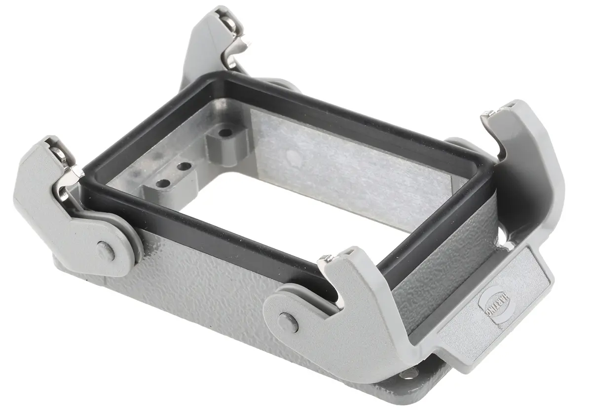 Produktfoto 1 von HARTING Han A Gehäuse für robusten Stromversorgungsstecker 2 Hebel 2 32A Steckverbindergehäuse, IP65