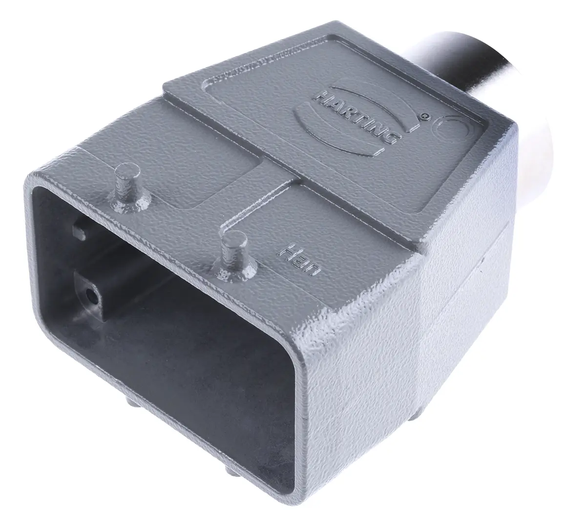 Produktfoto 1 von HARTING Han B Kappe für robusten Stromversorgungsstecker 2 Hebel 2 10B Steckverbinderkappe, IP65