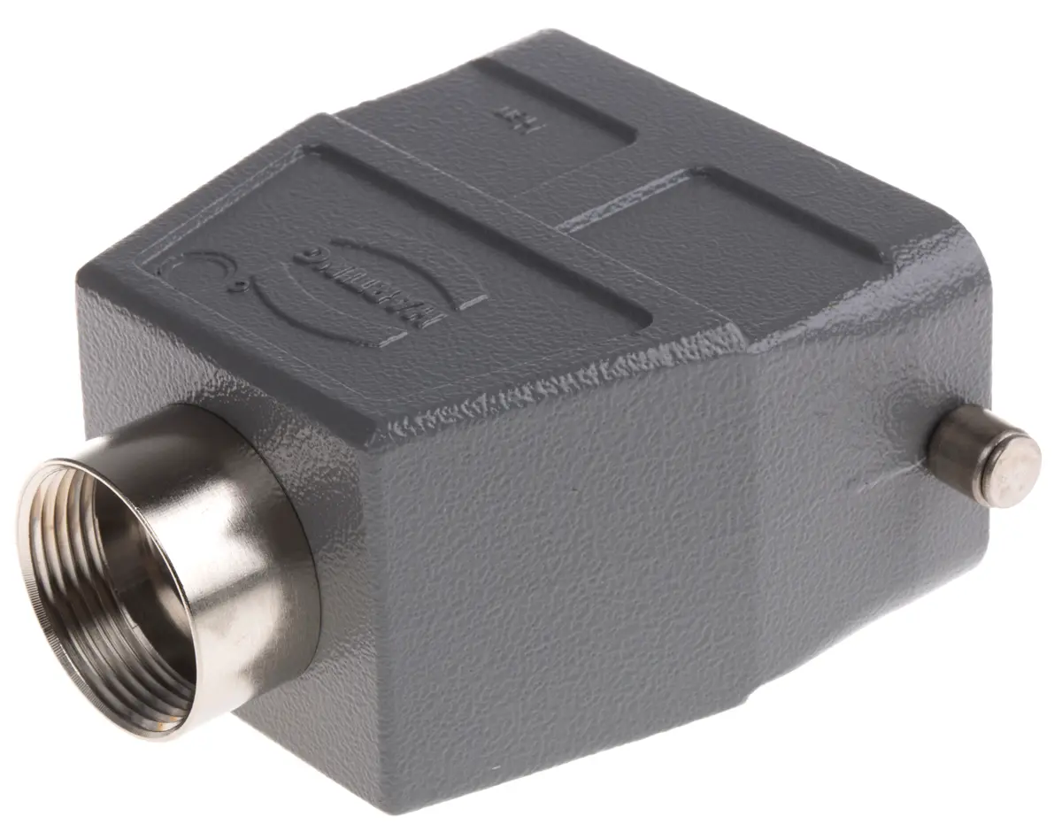 Produktfoto 1 von HARTING Han B Kappe für robusten Stromversorgungsstecker 1 Hebel 1, Anschlusshaube 10B Steckverbinderkappe, IP65