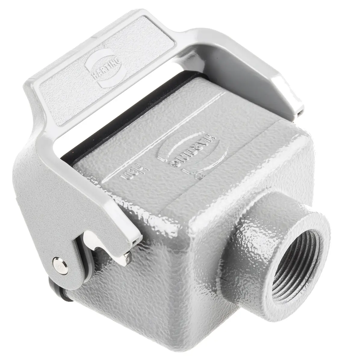 Produktfoto 1 von HARTING Han B Kappe für robusten Stromversorgungsstecker 1 Hebel 1, Kabel 6B Steckverbinderkappe, IP65