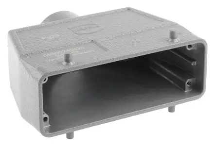 Produktfoto 1 von HARTING Han B Kappe für robusten Stromversorgungsstecker 2 Hebel 2, Anschlusshaube 24B Steckverbinderkappe, IP65