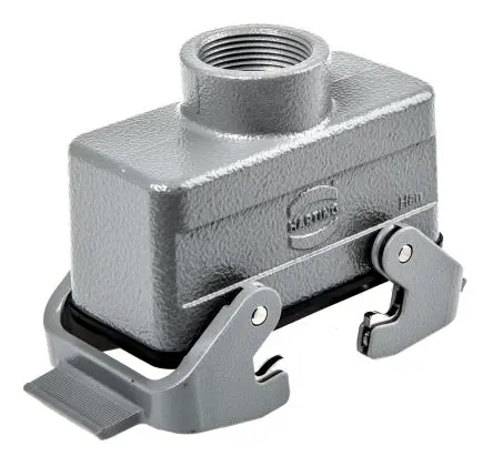 Produktfoto 1 von HARTING Han B Kappe für robusten Stromversorgungsstecker 2 Hebel 2, Oberfläche 16B Steckverbinderkappe, IP65