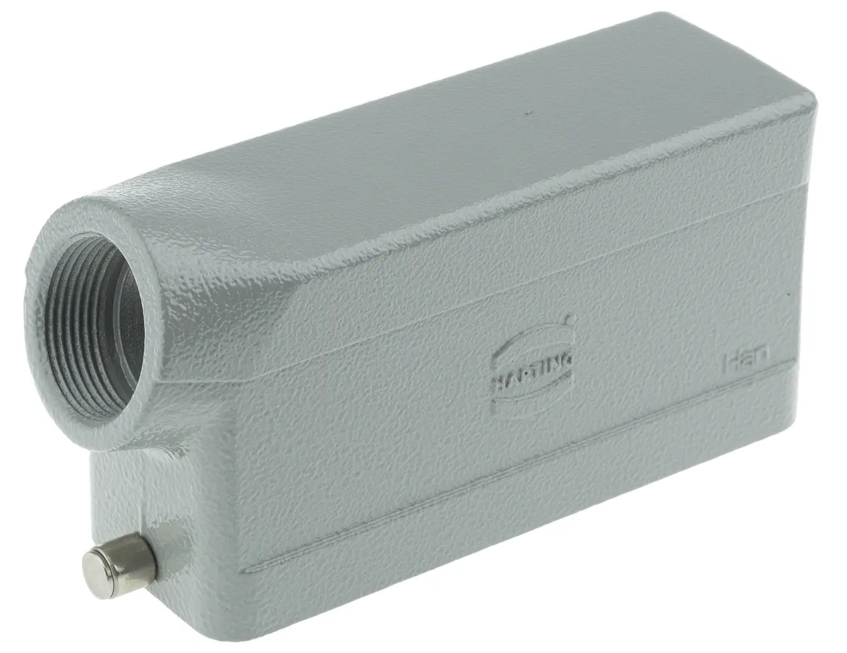 Produktfoto 1 von HARTING Han B Kappe für robusten Stromversorgungsstecker 1 Hebel 1, Anschlusshaube 24B Steckverbinderkappe, IP65, IP66,