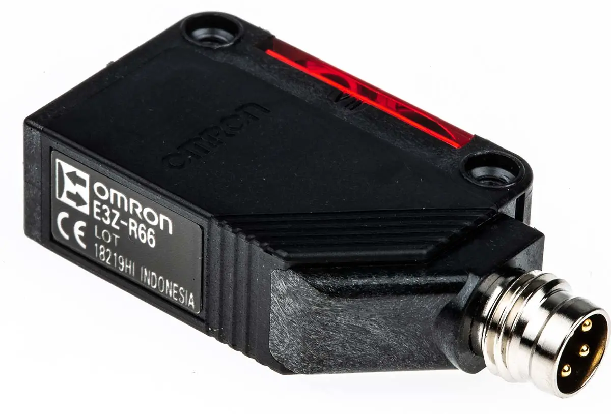 Produktfoto 1 von Omron E3ZR Kubisch Optischer Sensor, Reflektierend, Bereich 100 mm → 4 m, NPN Ausgang, 4-poliger