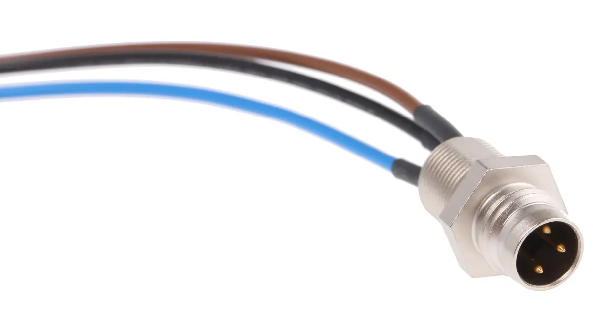 Produktfoto 1 von Lumberg RSMF 3, 3-polig Sensor-Betätigungselementkabel, Gerade Stecker / Nicht abgeschlossen Buchse, Länge 0.5 m