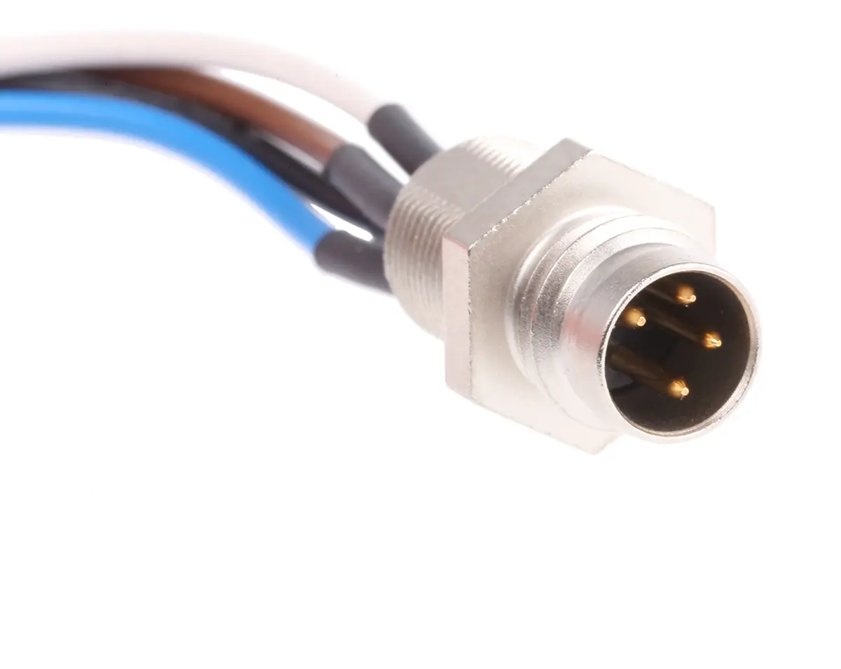 Produktfoto 1 von Lumberg RS- MF, 4-polig Sensor-Betätigungselementkabel, Gerade Stecker 34 / Nicht abgeschlossen Buchse, Länge 0.5 m