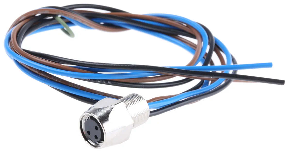 Produktfoto 1 von Lumberg RKMF 3, 3-polig Sensor-Betätigungselementkabel, Gerade Stecker 34 / Nicht abgeschlossen Buchse, Länge 0.5 m