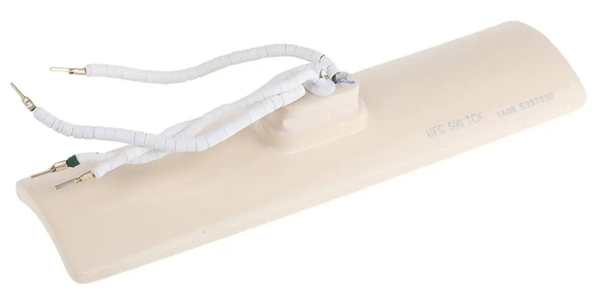 Produktfoto 1 von RS PRO Keramik-Heizelement 500 W / 230 V ac, 60mm x 31mm, Länge 245mm