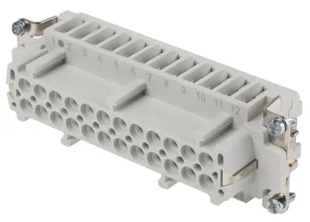 Produktfoto 1 von EPIC H-BE Industrie-Steckverbinder Kontakteinsatz Buchse, 24-polig 16A, Kabel, Steckverbindereinsatz