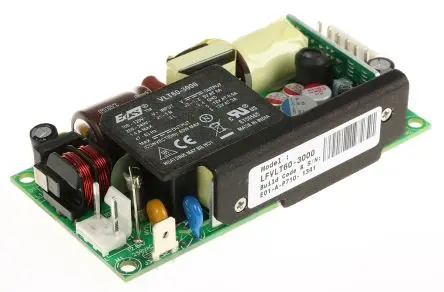 Produktfoto 1 von EOS VLT60 Schaltnetzteil 3 12.5V dc 60 W, Fahrgestell 264V ac