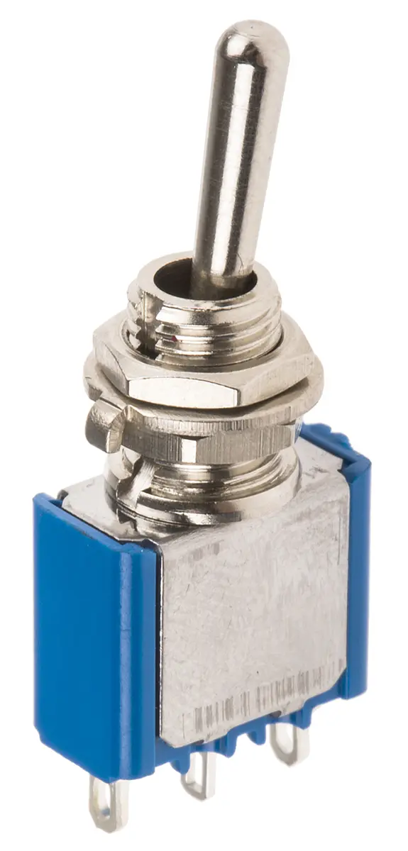 Produktfoto 1 von APEM Panel Kippschalter SPST, Ein-Ein, 30 V dc, 250 V ac, 4A, Lot