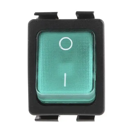 Produktfoto 1 von Arcolectric Panel Wippschalter DPST Ein-Neutral-Ein Ein-Aus, 16A Beleuchtet, IP44