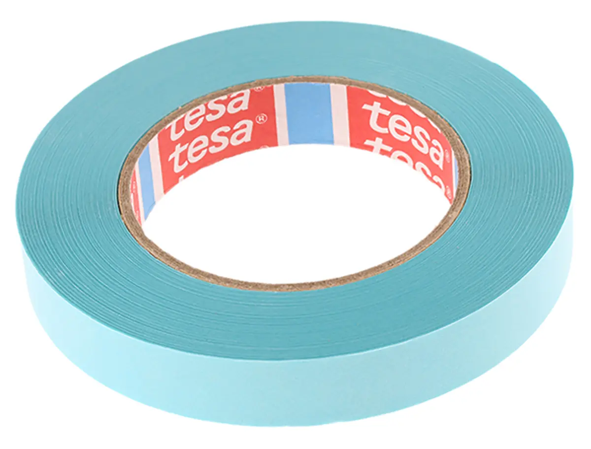 Produktfoto 1 von Tesa Tesa 4438 Blue Masking Tape 19mm x 50m Papier Abdeckband Blau, Stärke 0.17 mm Acryl-Kleber 19 mm x 50 m