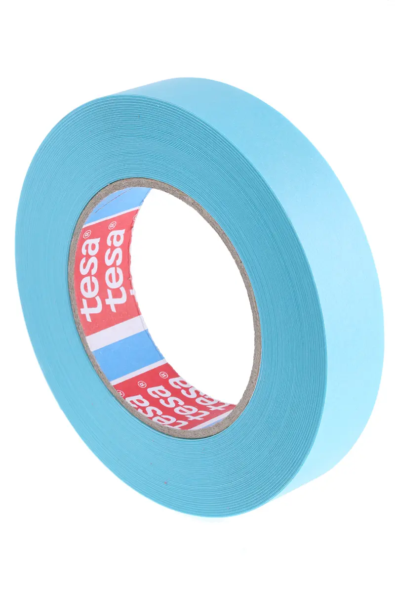 Produktfoto 1 von Tesa Tesa 4438 Blue Masking Tape 25mm x 50m Papier Abdeckband Blau, Stärke 0.17 mm Acryl-Kleber 25 mm x 50 m