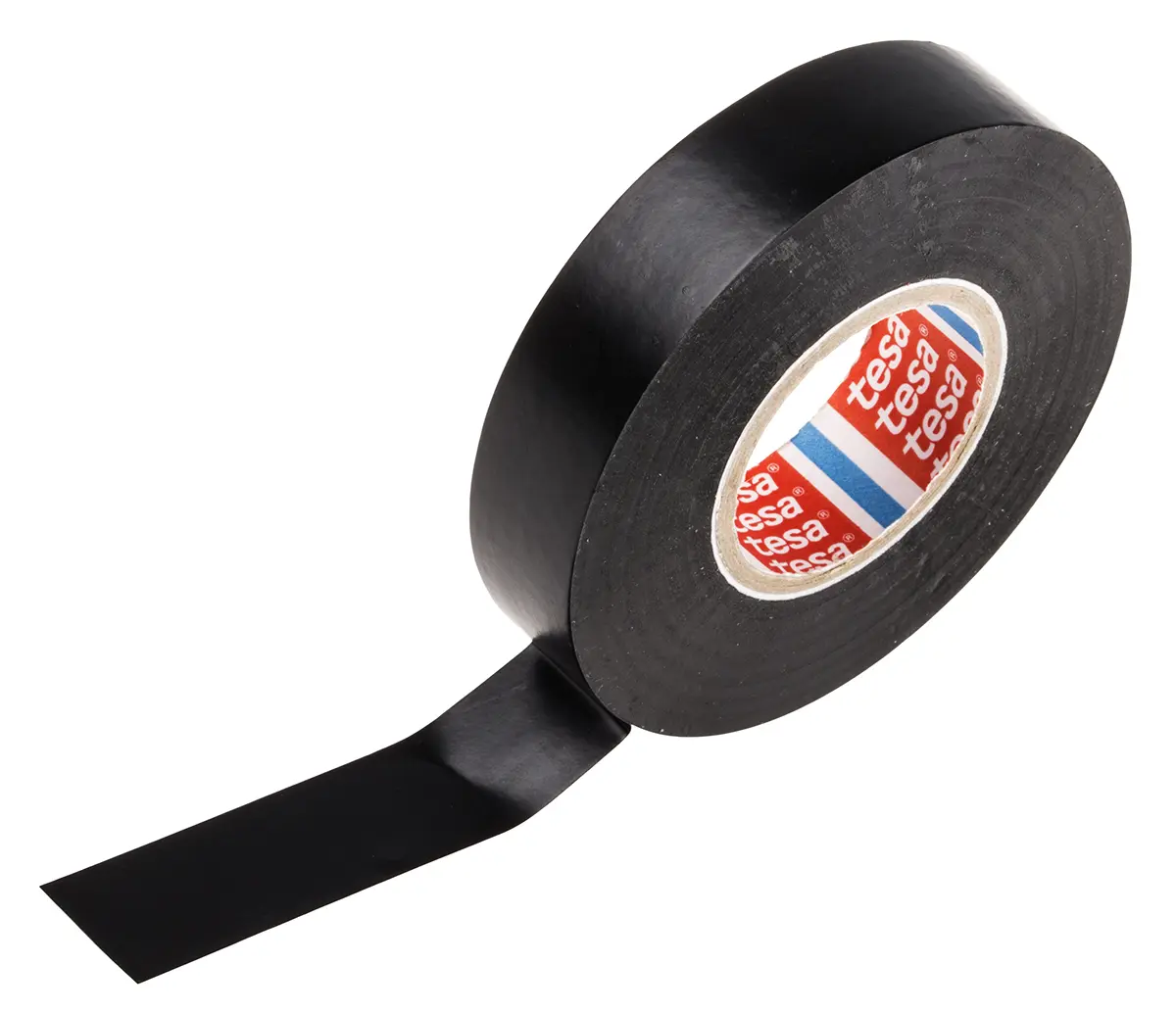 Produktfoto 1 von Tesa Tesa 4163 Polyvinylchlorid Isolierband Schwarz,  Stärke  126 mm x 19 mm x 33 m, 0 °C bis 90 °C