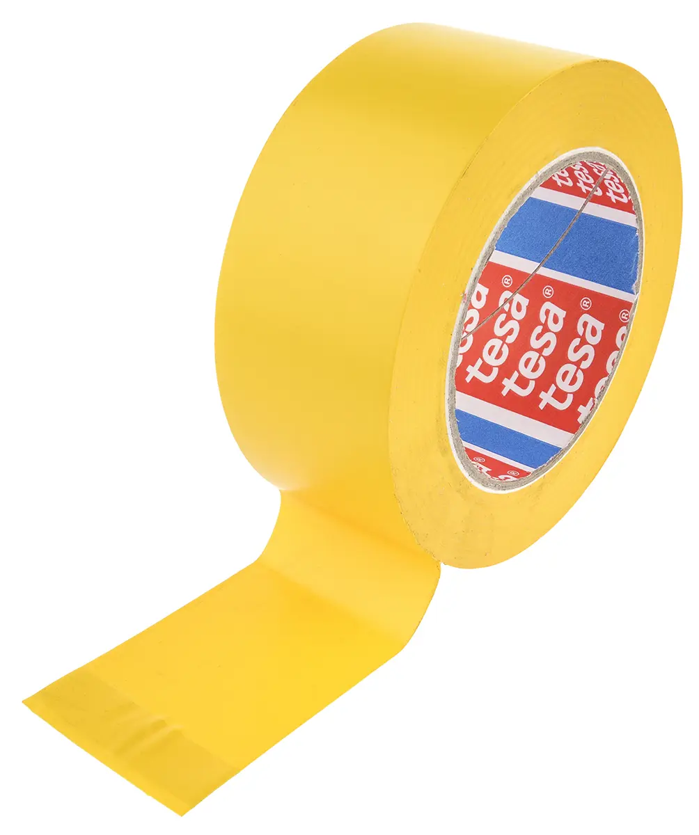 Produktfoto 1 von Tesa 4169 4169 Markierungsband Gelb, Stärke 0.18 mm, 50mm x 33 m